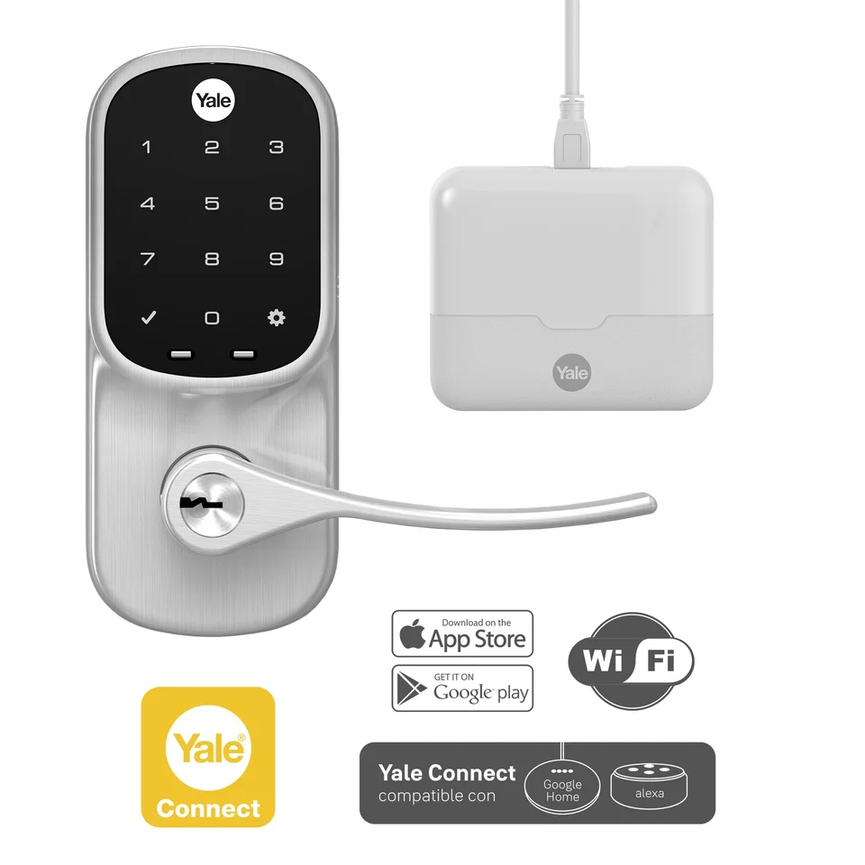 Pack Yale YRL226 Slim con módulo y hub Yale Connect