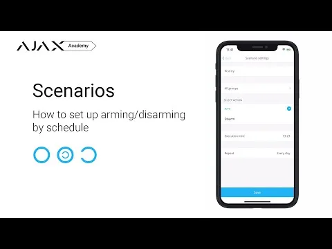 Miniatura original de Programar armado y desarmado en Ajax, Ajax Systems