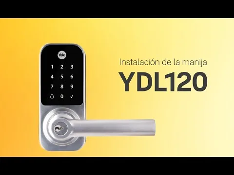 Miniatura original de Configurar Yale YDL120: código y llave, Yale Home Perú