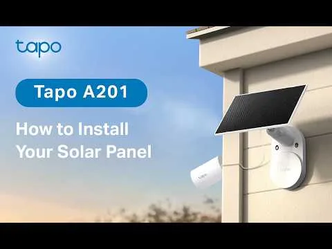 Miniatura original de Instalar el panel solar Tapo A201, TP-Link Global Support